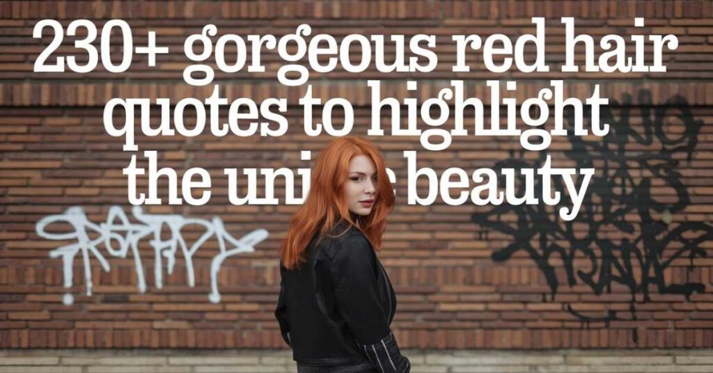 Red Hair Quotes