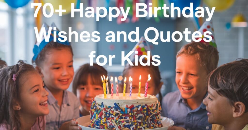 70+ Happy Birthday Wishes and Quotes for Kids