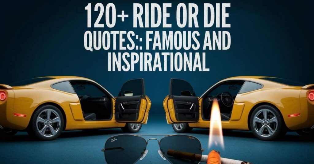 Ride or Die Quotes