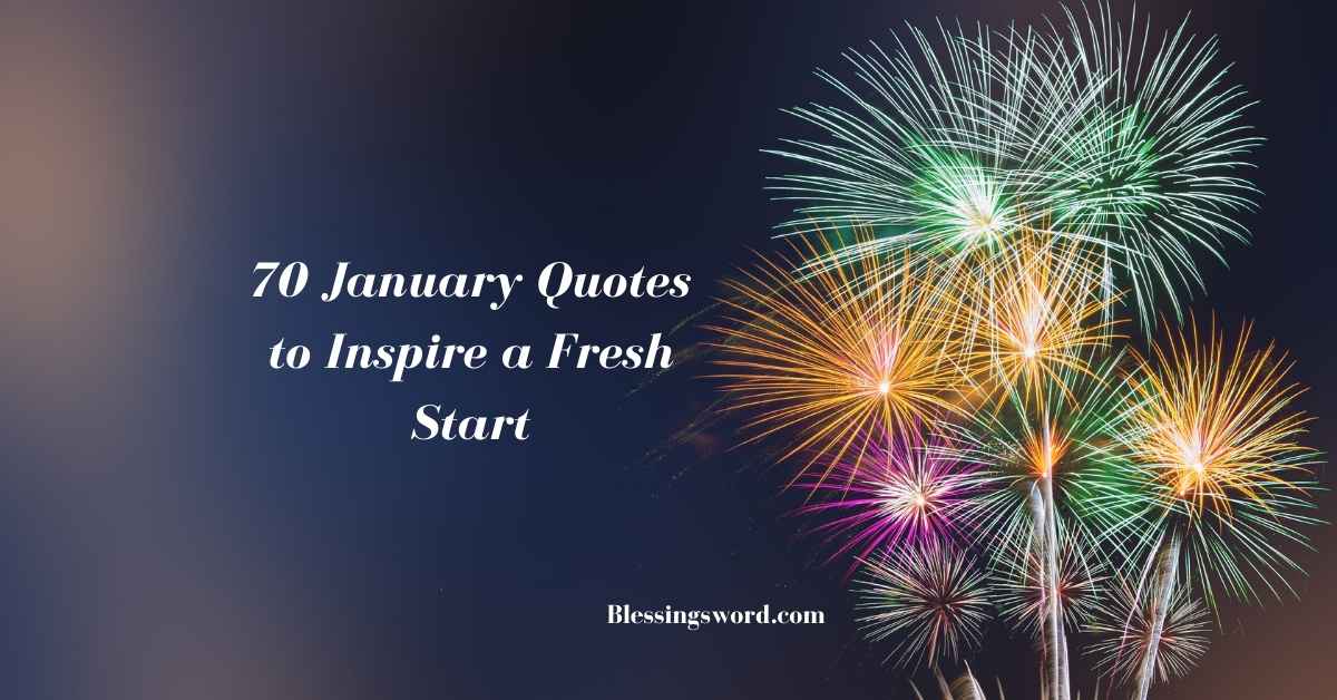 January Quotes