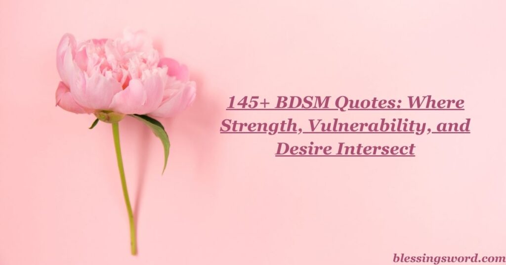 BDSM Quotes