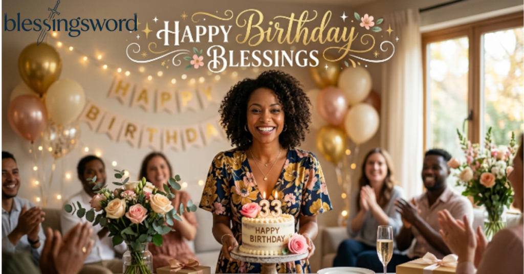 Happy Birthday Blessings for a Woman