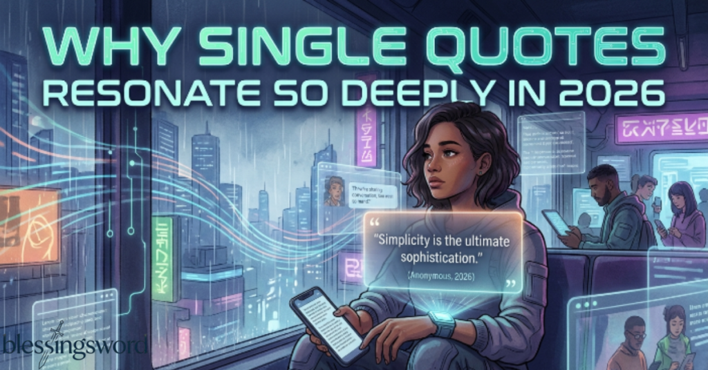 Why Single Quotes Resonate So Deeply in 2026
