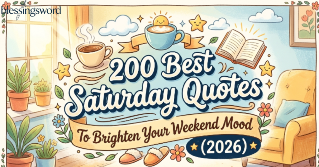 200 Best Saturday Quotes To Brighten Your Weekend Mood (2026)