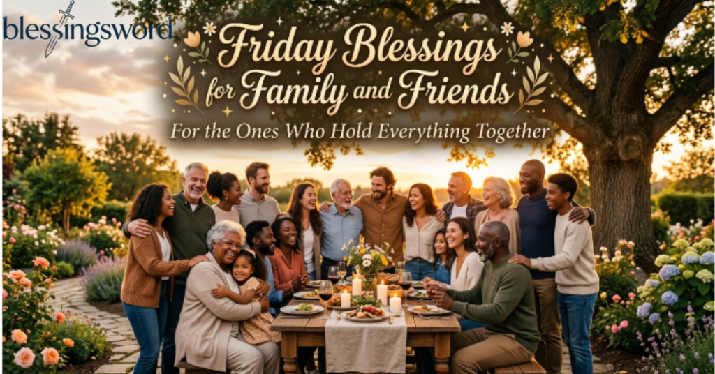 For the Ones Who Hold Everything Together: Friday Blessings for Family and Friends