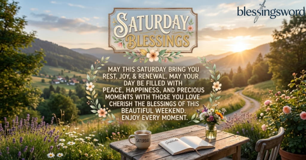 Saturday Blessings Quotes