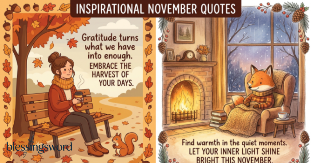 Inspirational November Quotes