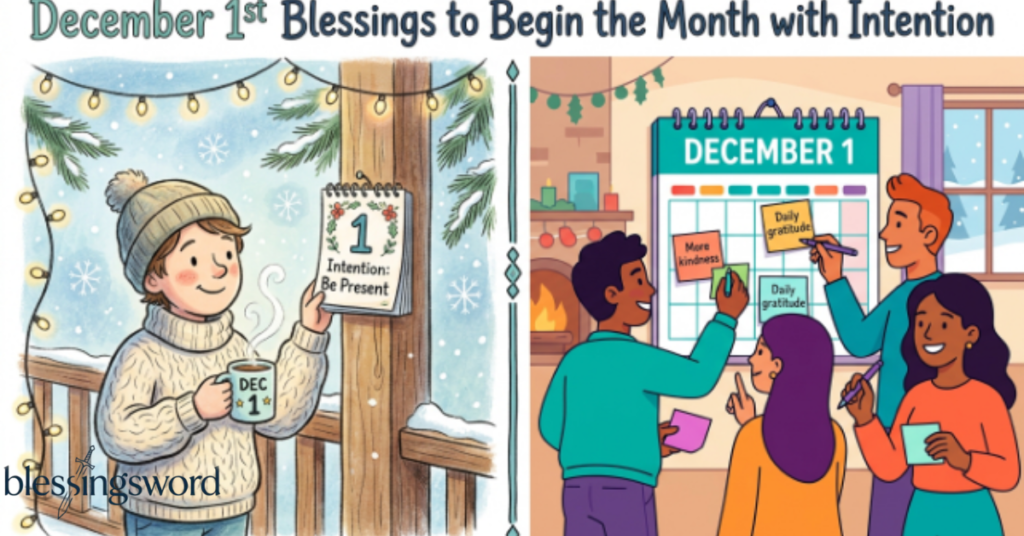 December 1st Blessings to Begin the Month with Intention