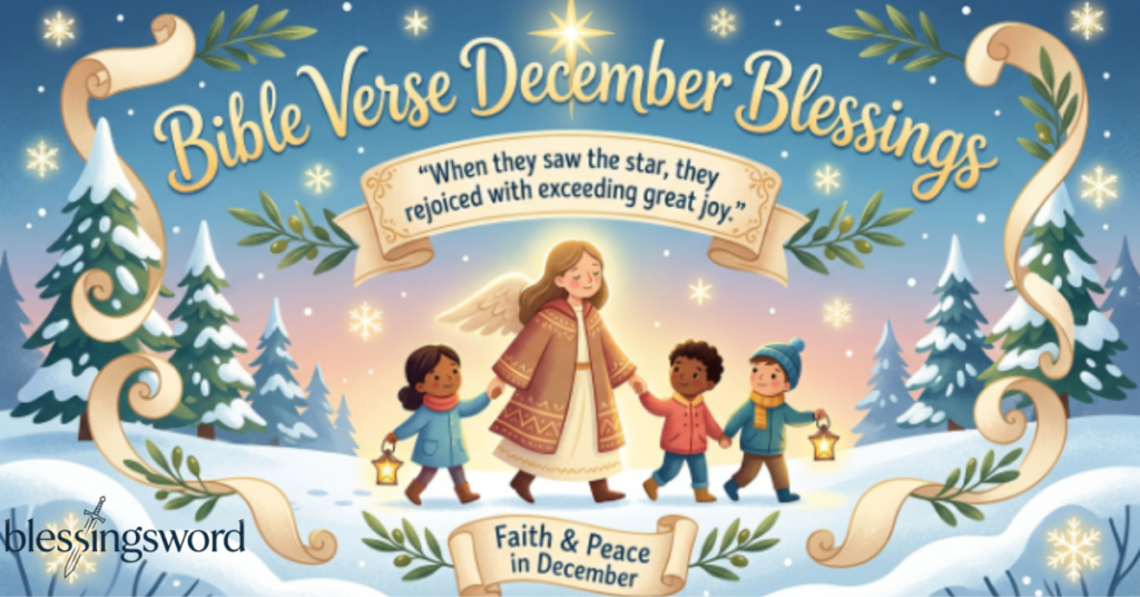 Bible Verse December Blessings for Faith and Peace