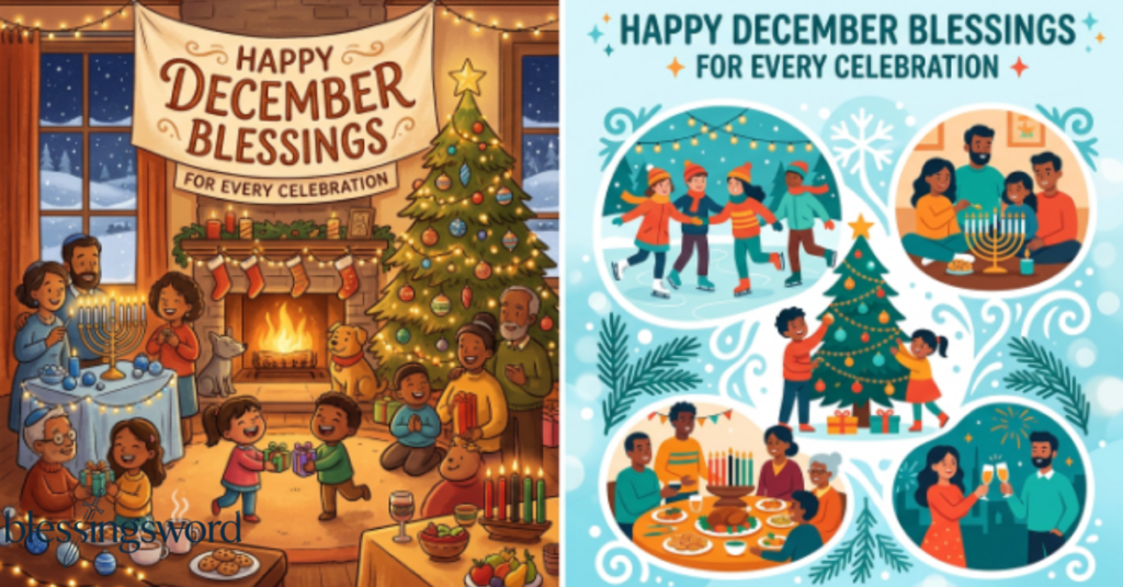 Happy December Blessings for Every Celebration
