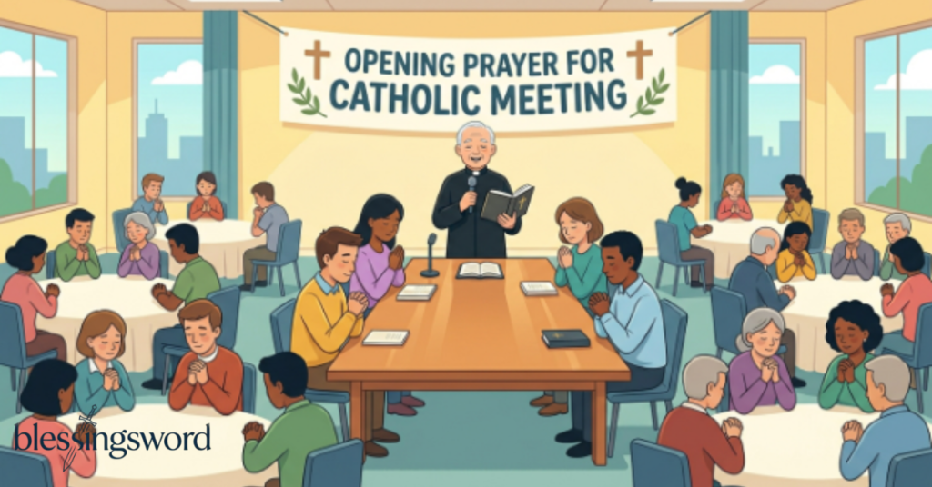 Opening Prayers for Catholic Meetings