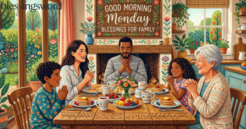 Good Morning Monday Blessings for Family