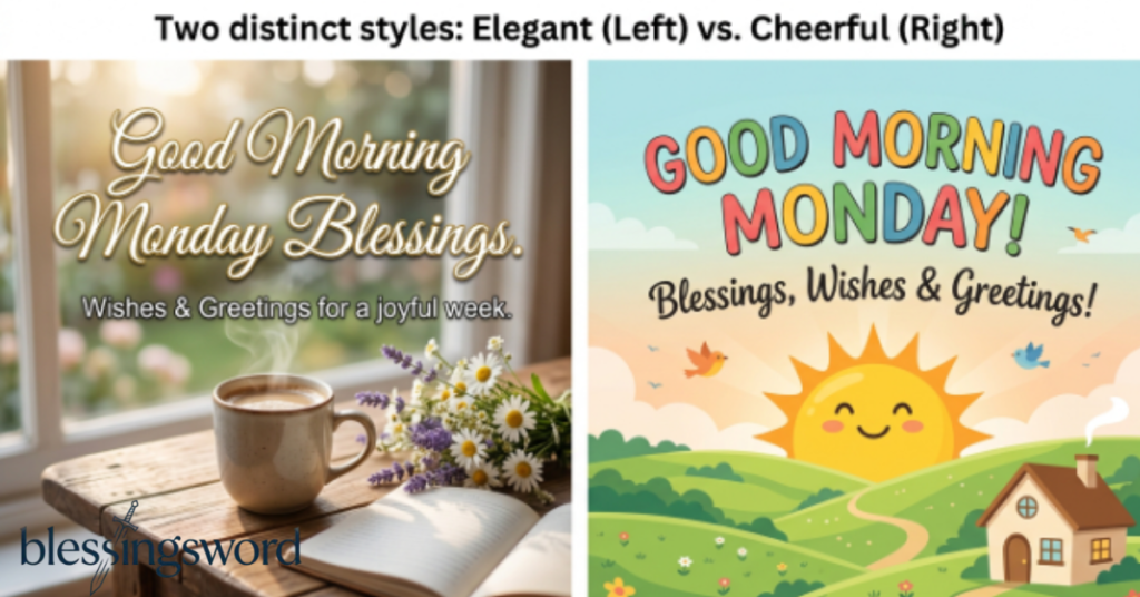 Good Morning Monday Blessings Wishes & Greetings