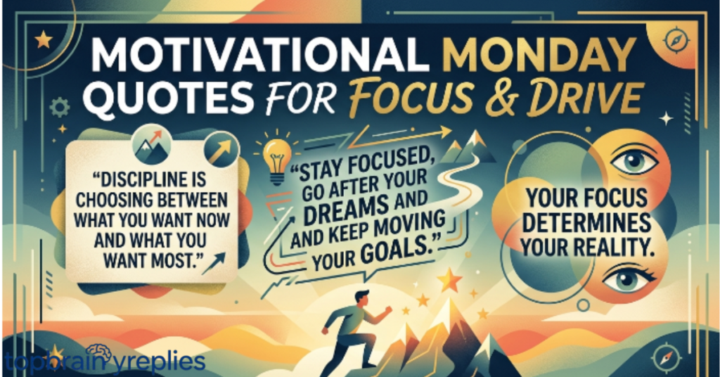 Motivational Monday Quotes for Focus and Drive
