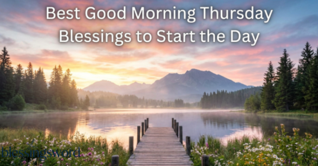 Best Good Morning Thursday Blessings to Start the Day