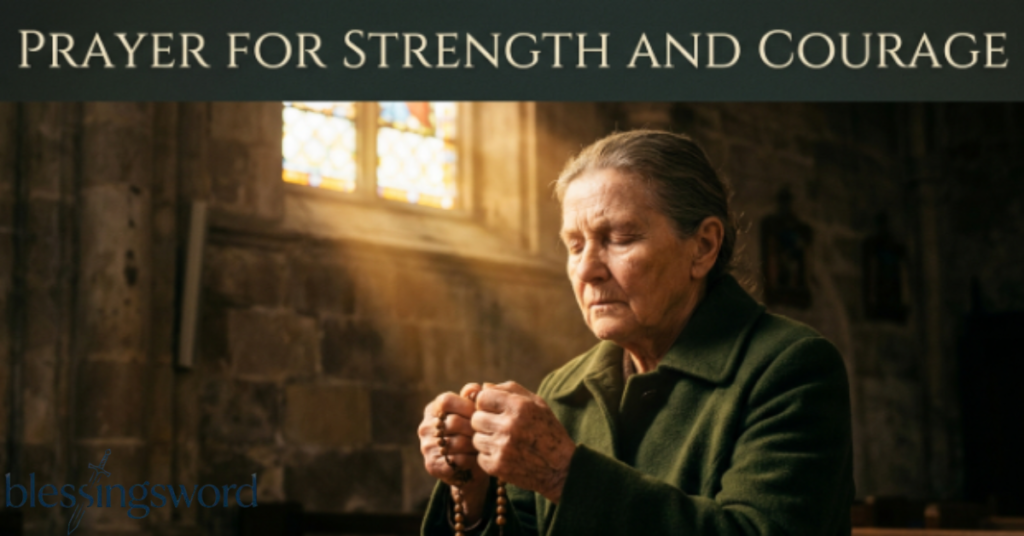 Prayer for Strength and Courage