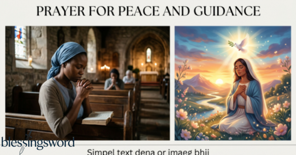 Prayer for Peace and Guidance