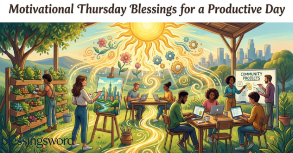 Motivational Thursday Blessings for a Productive Day