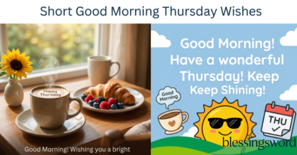 Short Good Morning Thursday Wishes