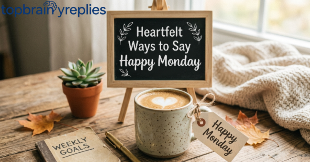 Heartfelt Ways to Say Happy Monday