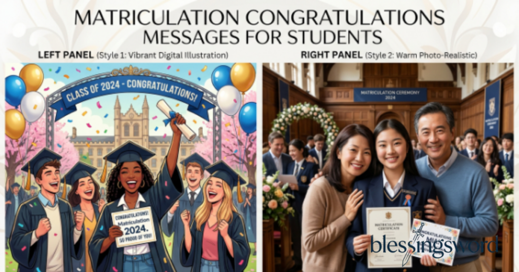 Matriculation Congratulations Messages for Students