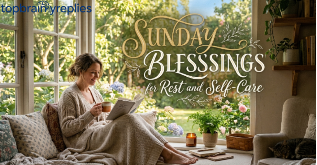 Sunday Blessings for Rest and Self-Care