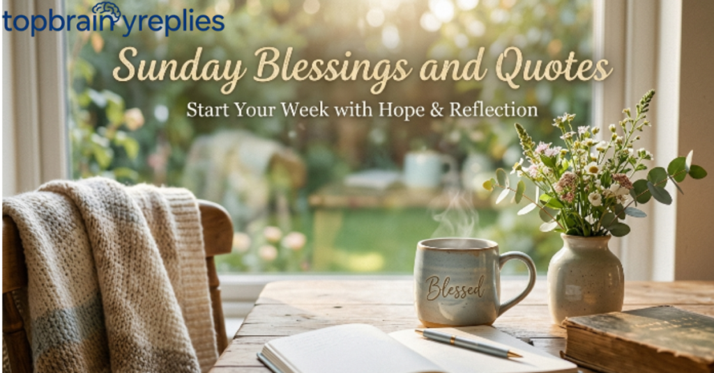 Sunday Blessings and Quotes for Social Media Captions