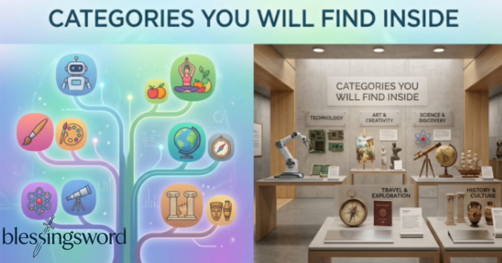 Categories You Will Find Inside