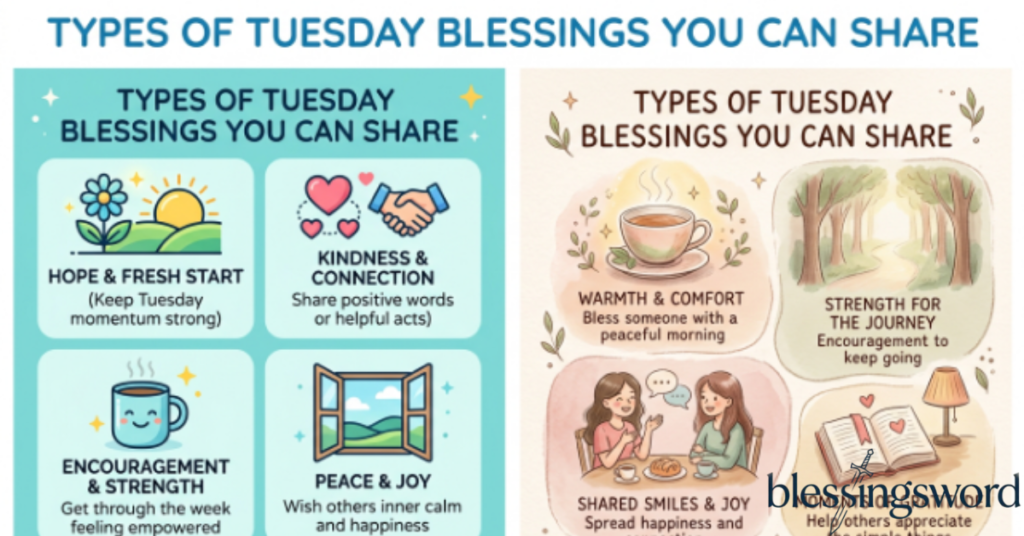 Types of Tuesday Blessings You Can Share