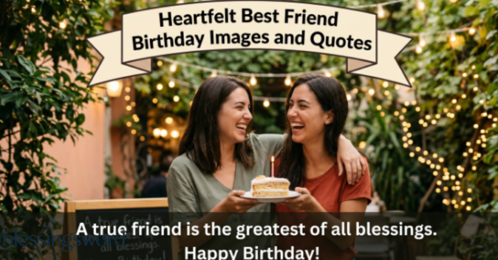 Heartfelt Best Friend Birthday Images and Quotes
