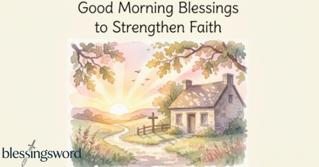 Good Morning Blessings to Strengthen Faith