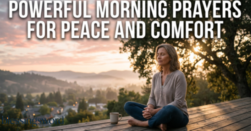 Powerful Morning Prayers for Peace and Comfort