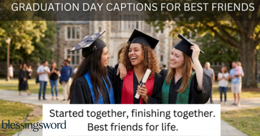 Graduation Day Captions for Best Friends