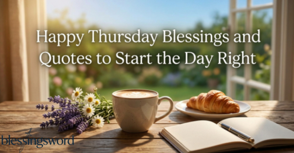 Happy Thursday Blessings and Quotes to Start the Day Right