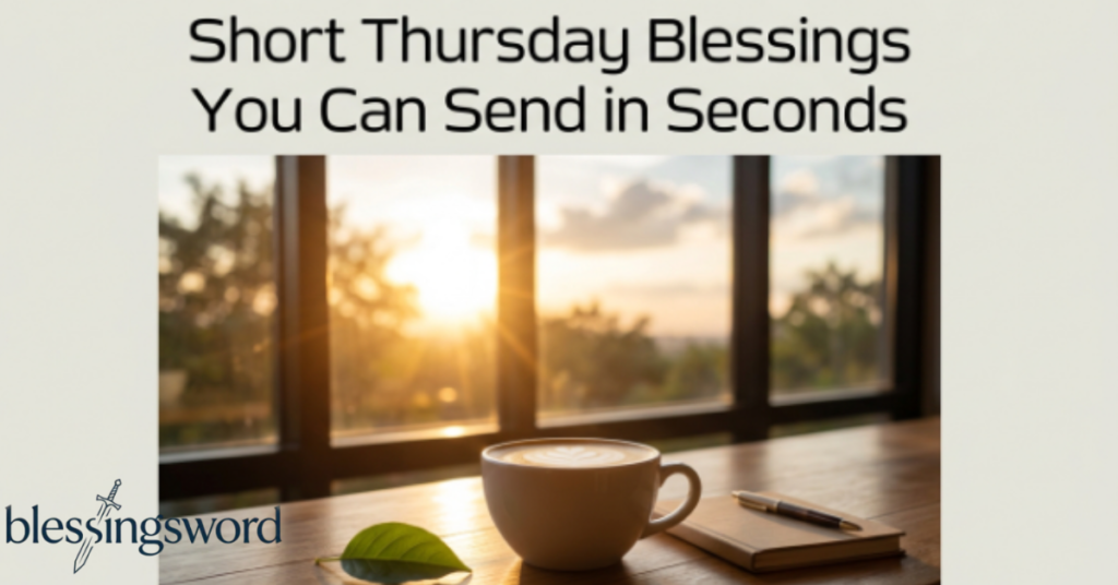 Short Thursday Blessings You Can Send in Seconds