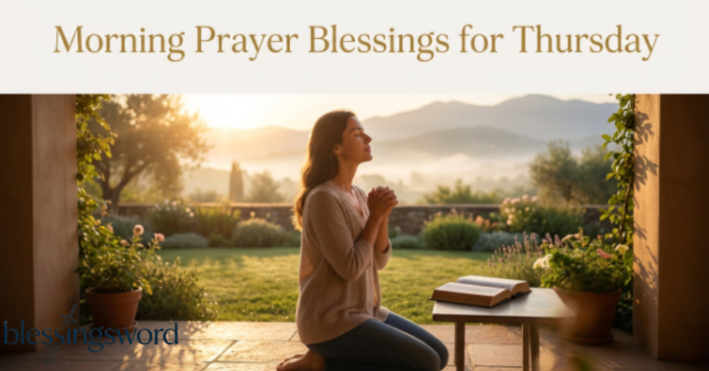 Morning Prayer Blessings for Thursday
