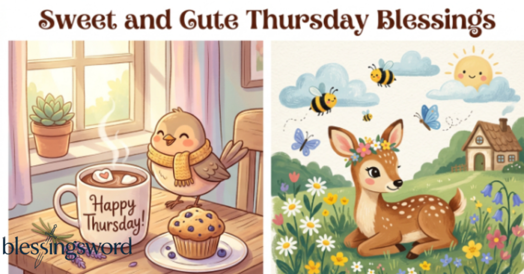 Sweet and Cute Thursday Blessings