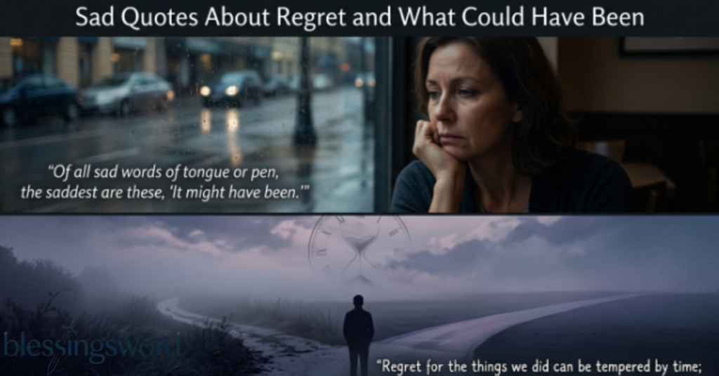 Sad Quotes About Regret and What Could Have Been
